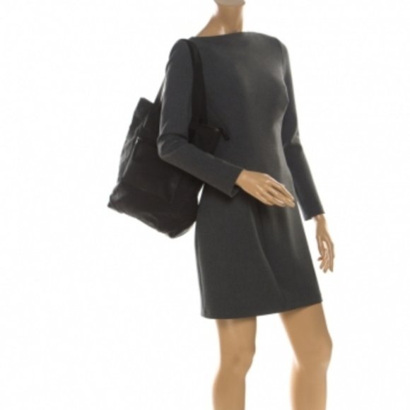 Gucci Monogram Gg Nylon Pocket Shopper Bla… - Picture 6 of 12